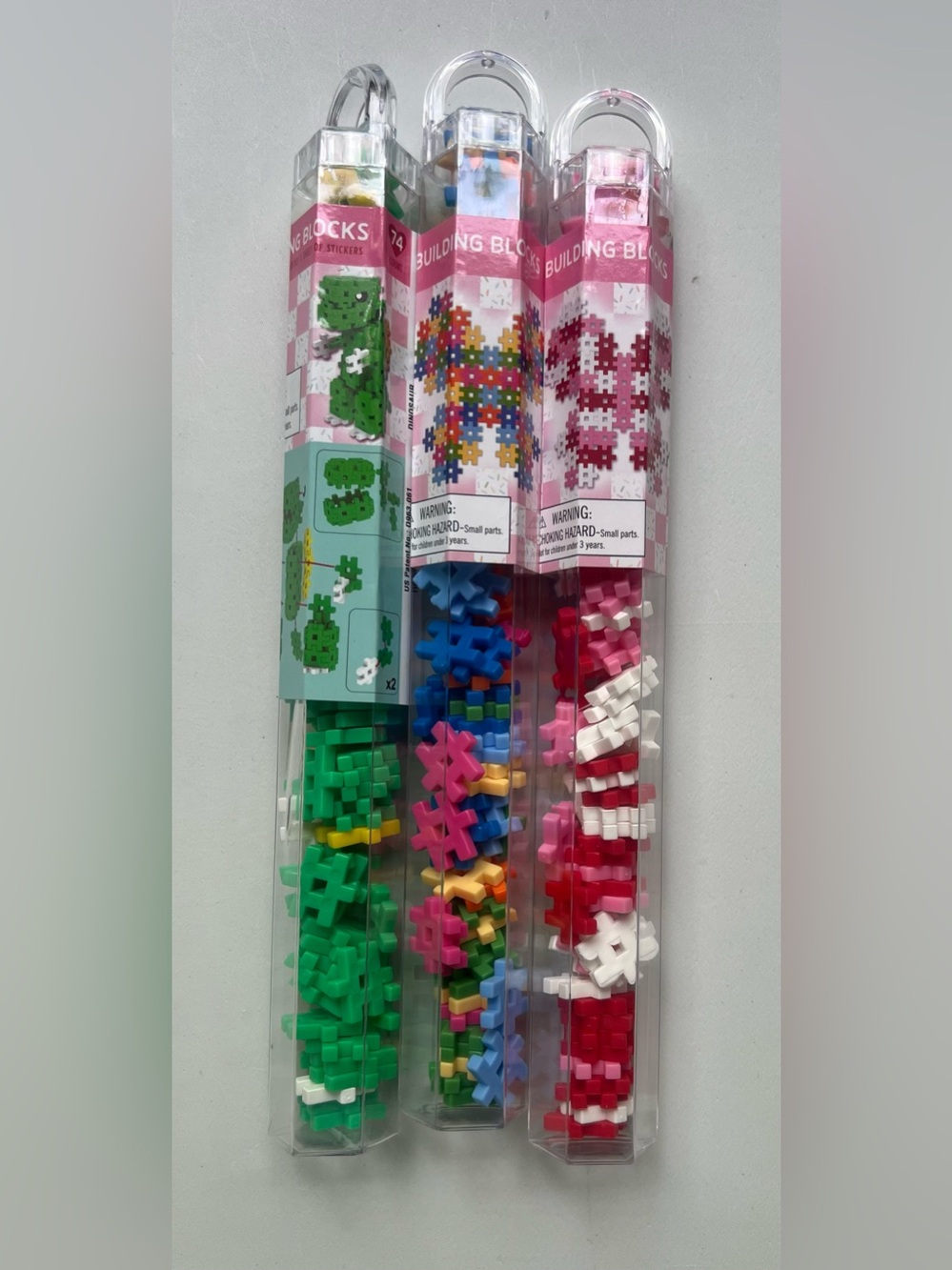 3-Sets Target Hashtag Building
Blocks Multicolor Neon Colors